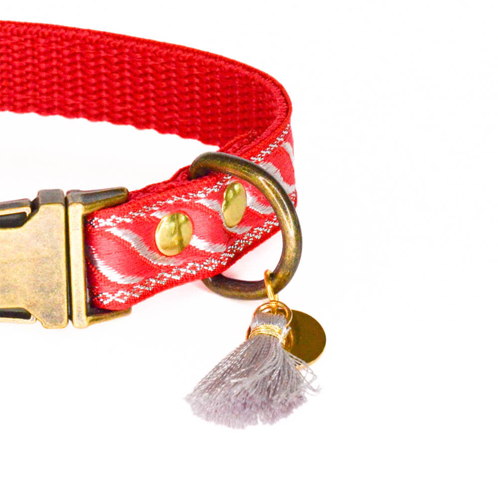 Rockxdogs - Halsband Ozzy - Red