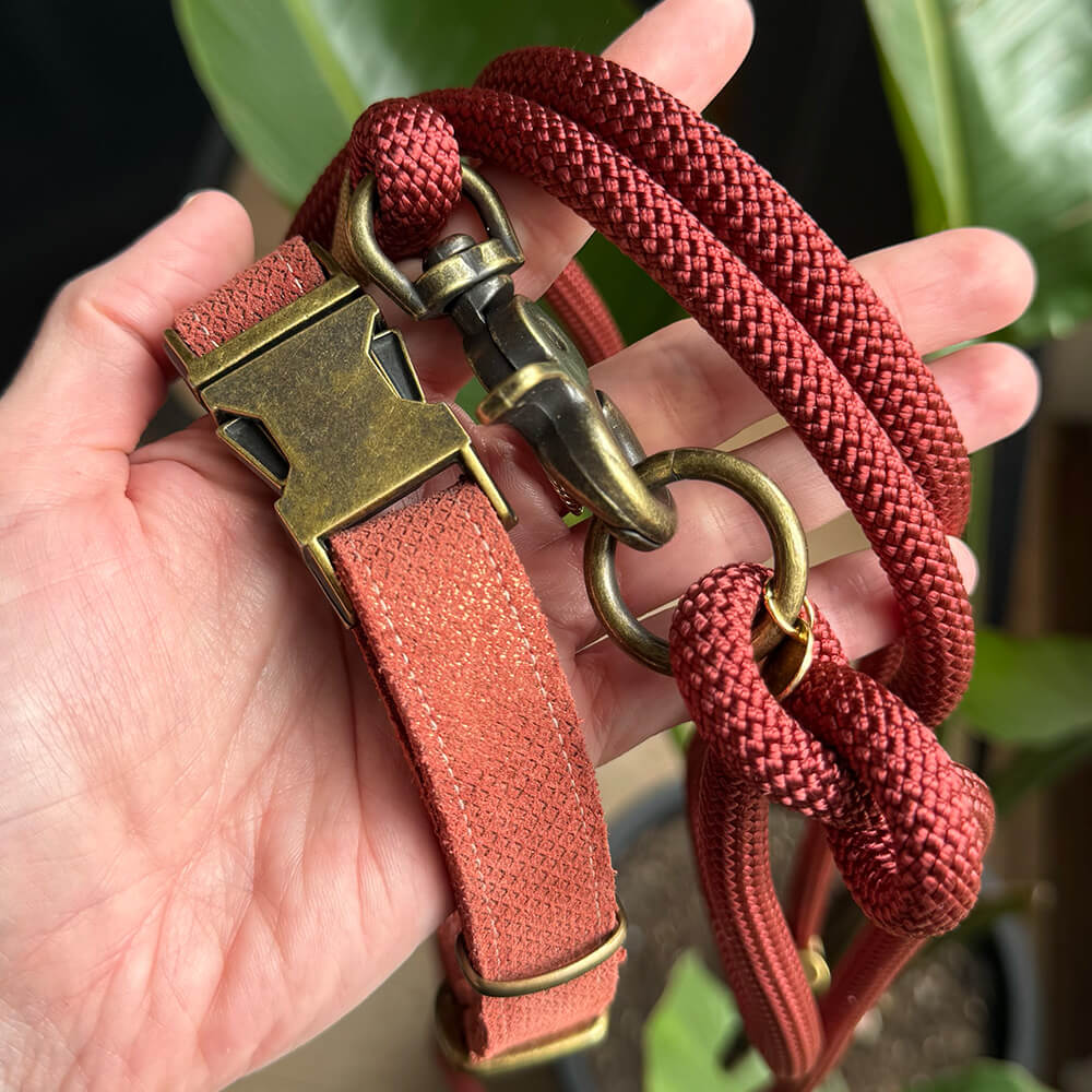 Rockxdogs - (Handsfree) Looplijn Copper Red