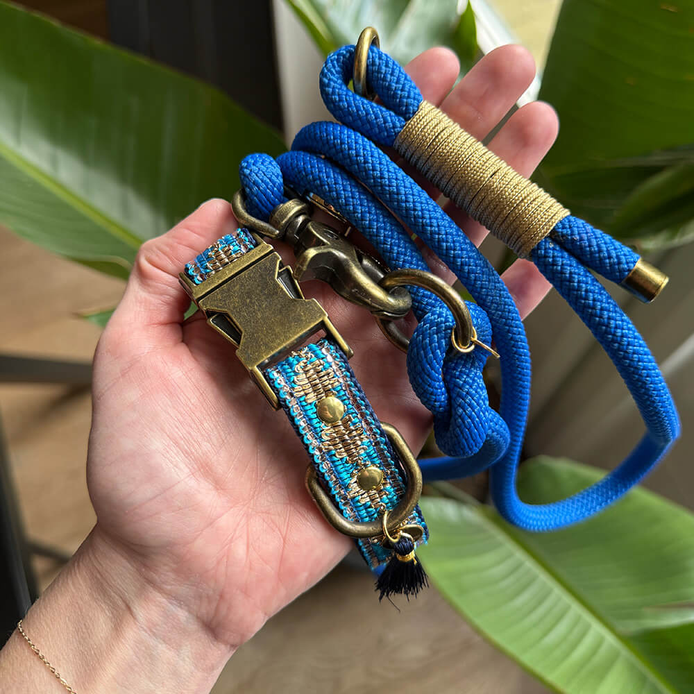 Rockxdogs - (Handsfree) Looplijn Bright Blue