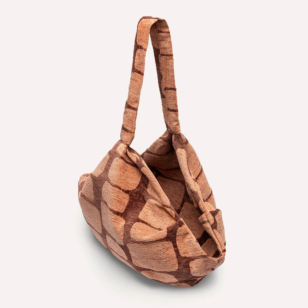 DOGGUO - Draagzak Staple Stones - Brown / Peach