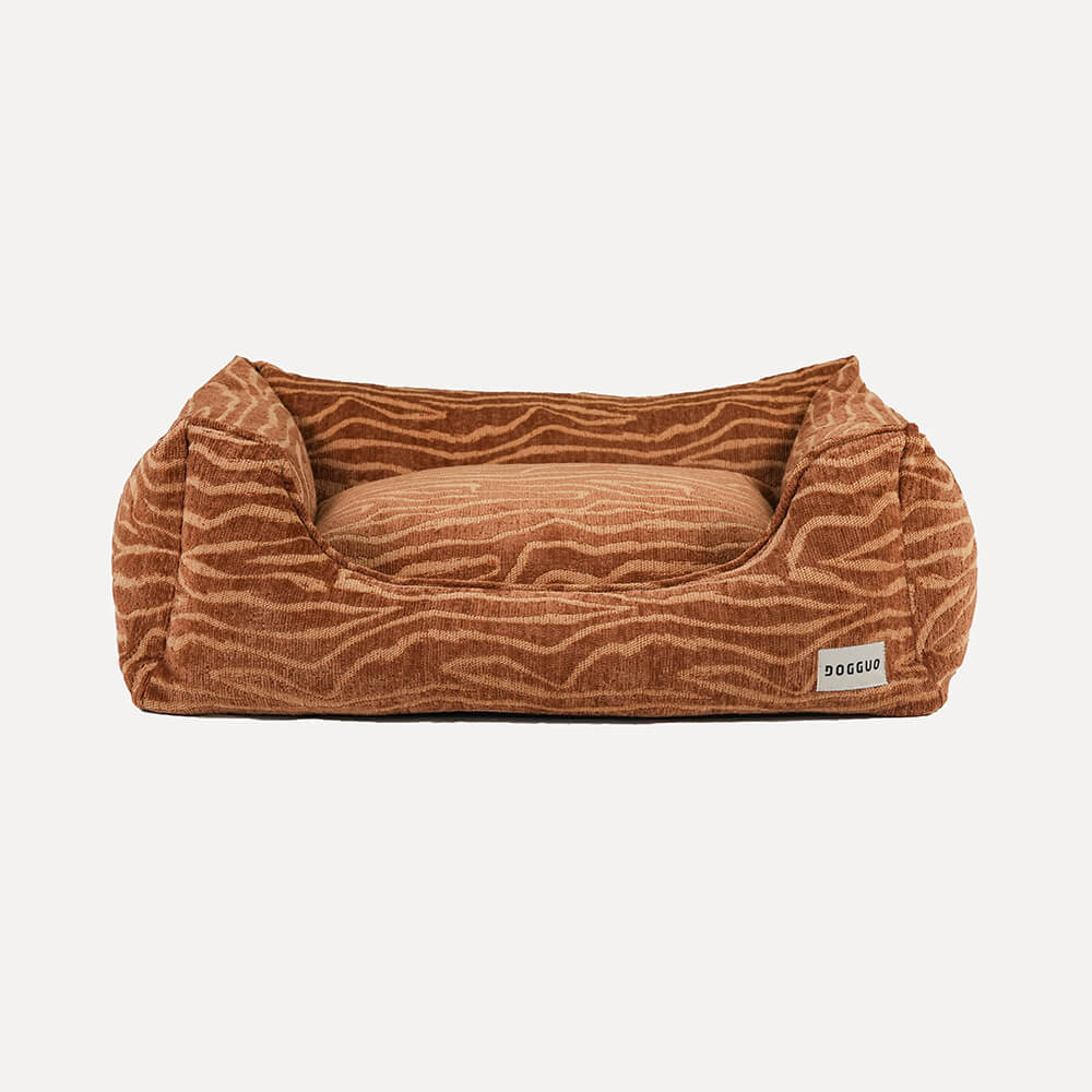 DOGGUO - Ethnic sofa hondenmand - Beige/Brown