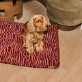 DOGGUO - Ethnic hondenmand - Bordeaux/Peach