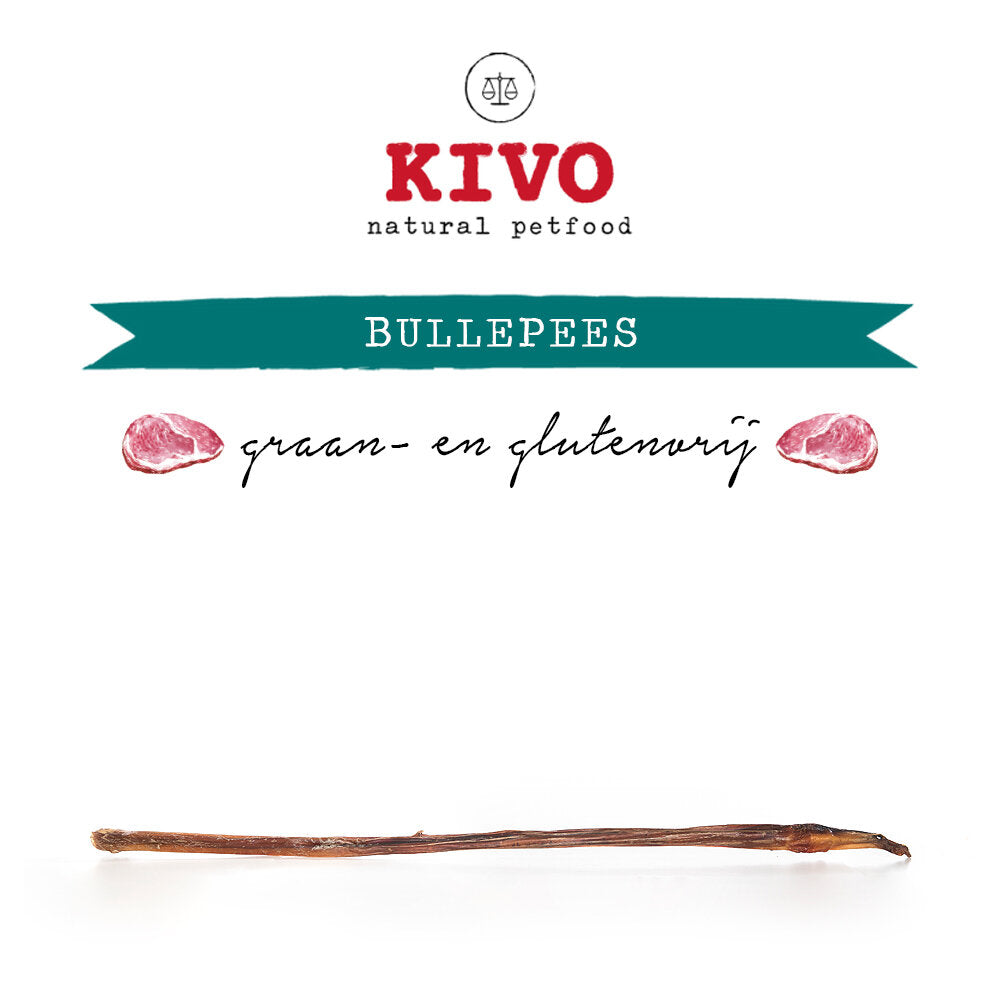 Kivo Petfood - Bullepees lang - 1 stuk - XL