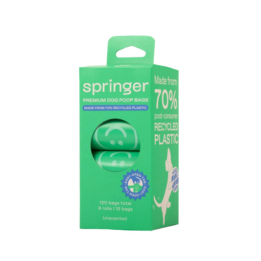 Springer - Premium Dog Poop Bags - 20 Rolls + Dispenser