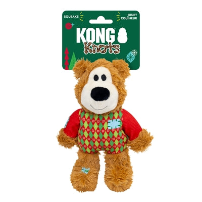 KONG - Holiday Wild Knots Beer met trui (18 cm)