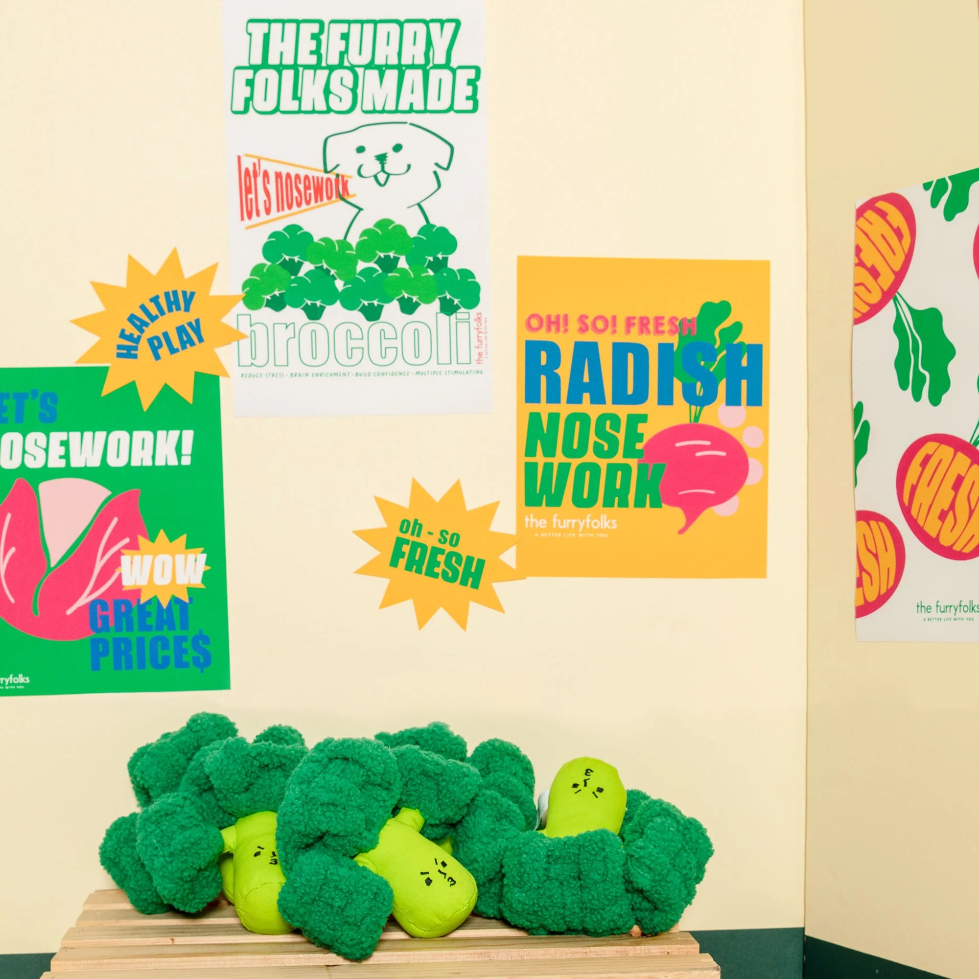 The Furryfolks - Broccoli (23 cm)