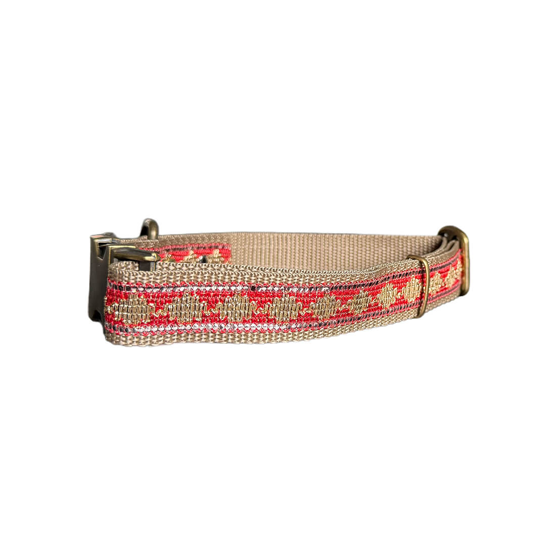 Halsband Glitter up! - Red