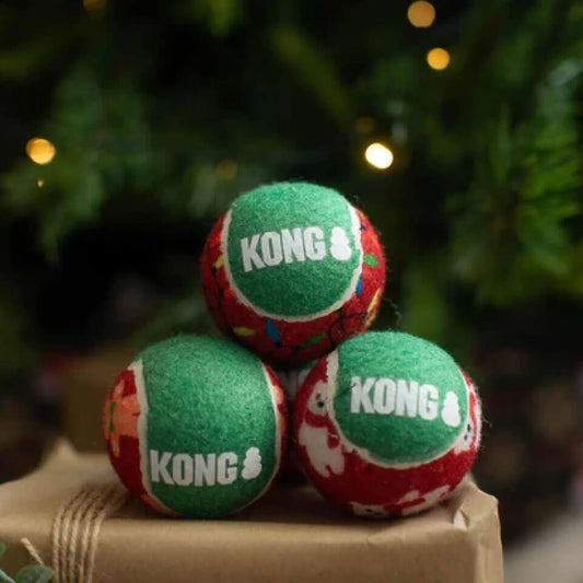 KONG - Holiday Squeakair Ball - 1 stuk (6,5 cm)