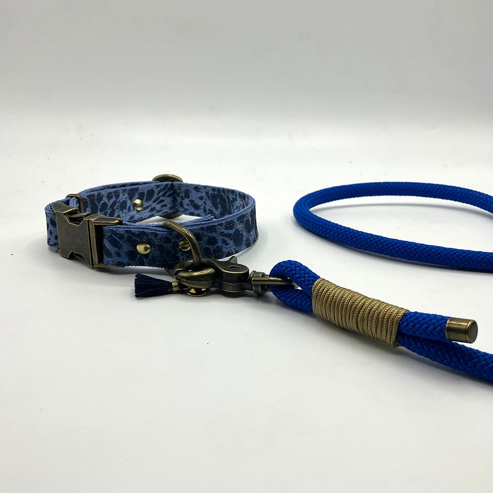 Rockxdogs - Leren halsband Pantera