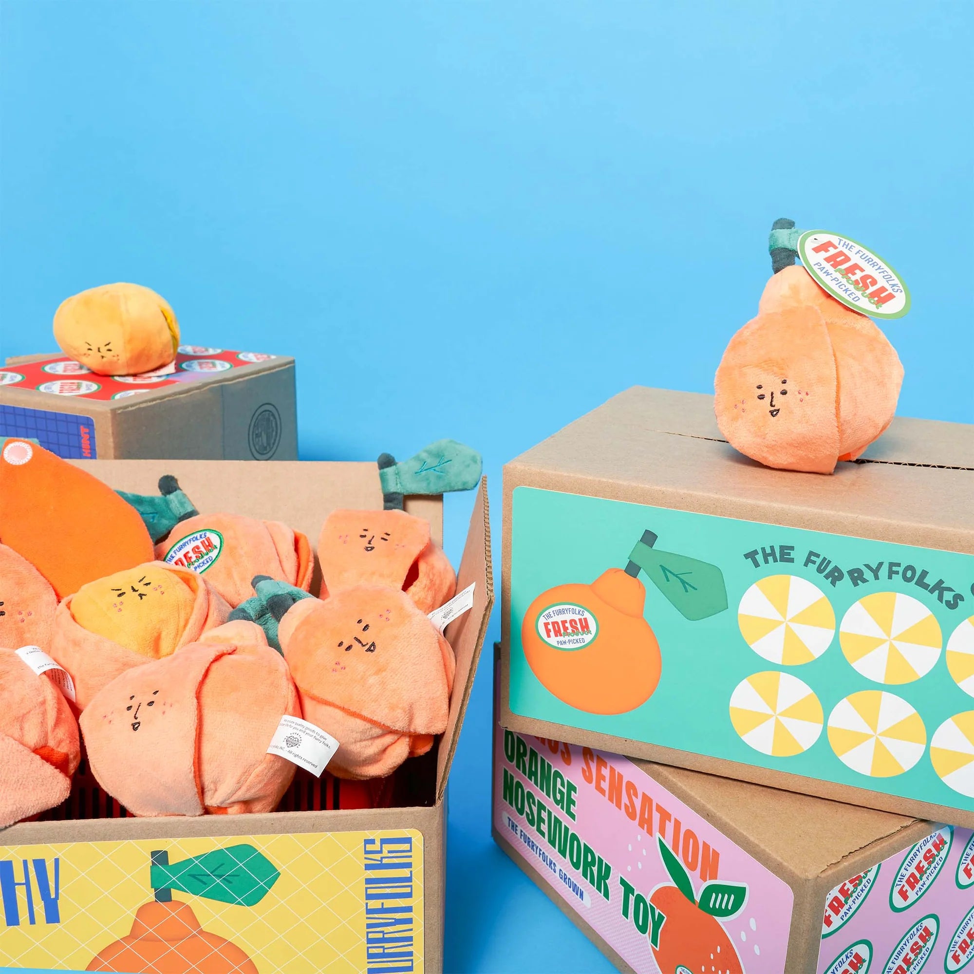 The Furryfolks - Orange (17 cm)