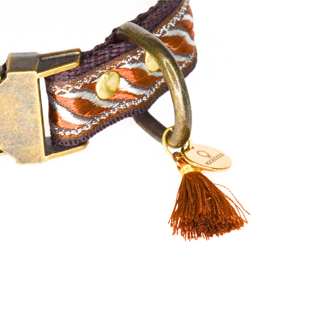 Rockxdogs - Halsband Ozzy - Brown
