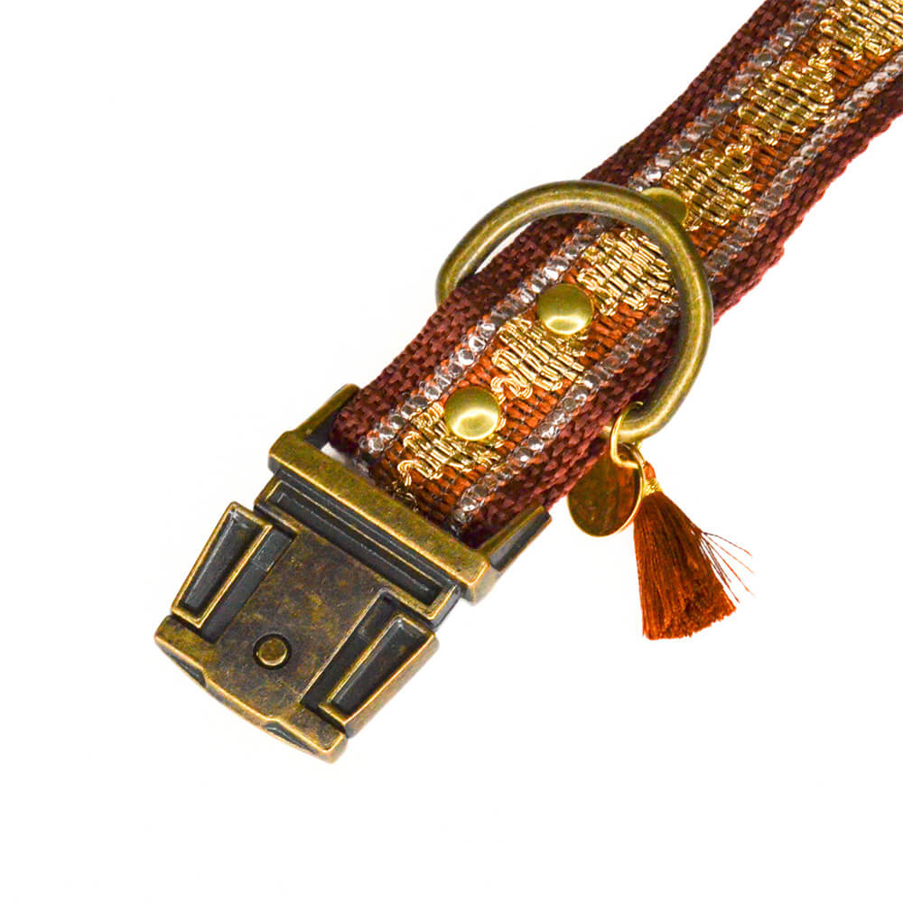 Rockxdogs - Halsband Glitter up! - Brown