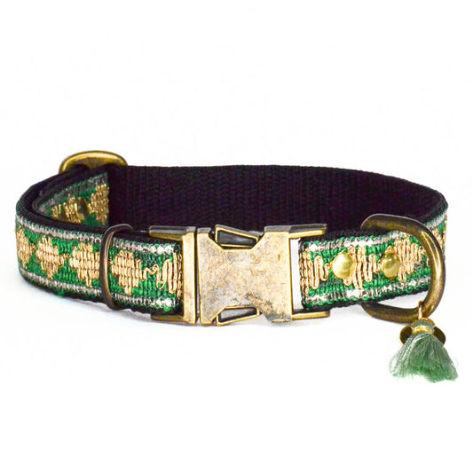 Rockxdogs - Halsband Glitter up! - Green