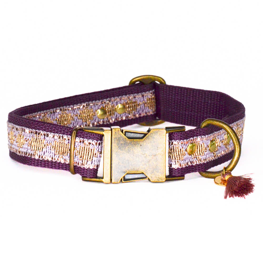 Rockxdogs - Halsband Glitter up! - Lilac