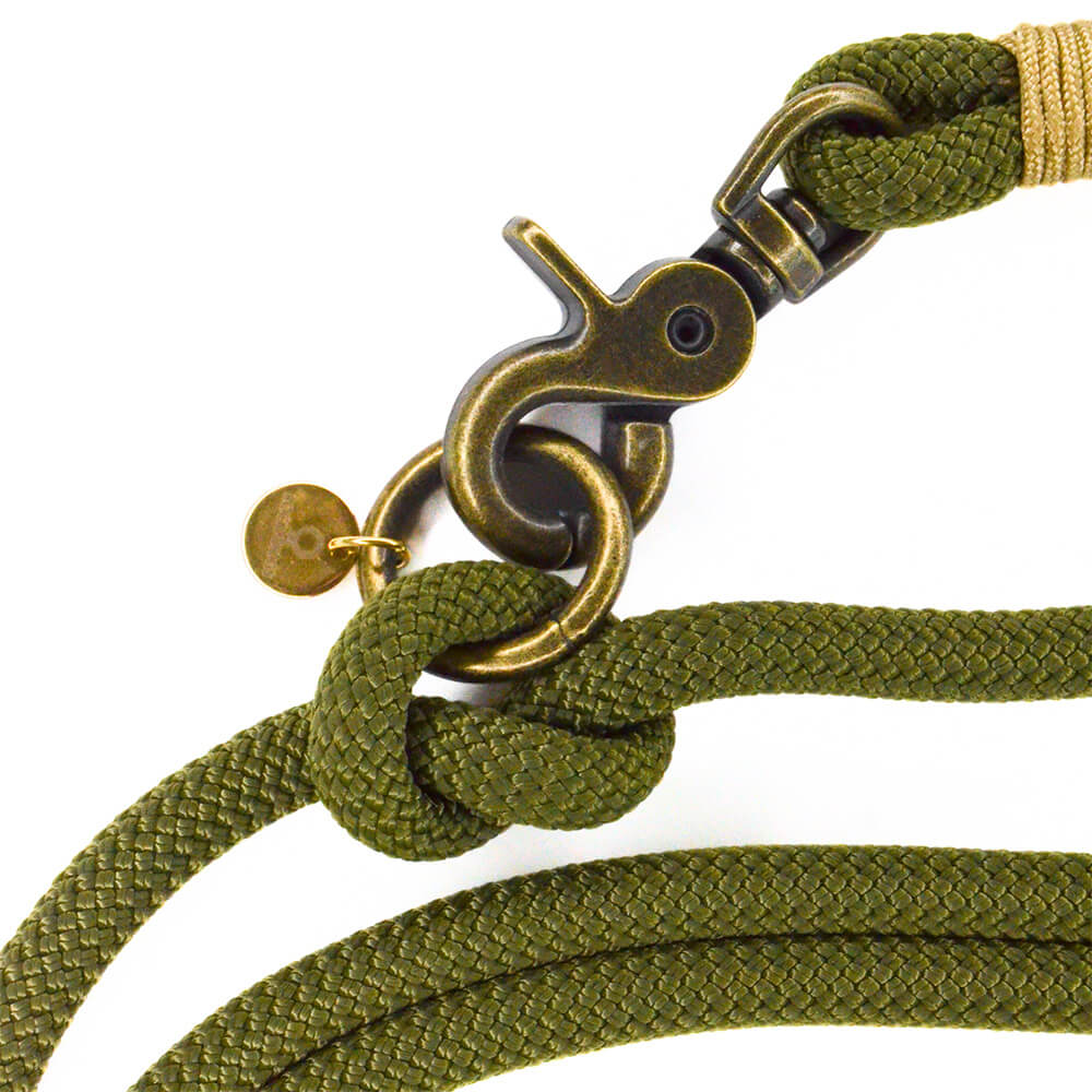 Rockxdogs - (Handsfree) Looplijn Olive Green