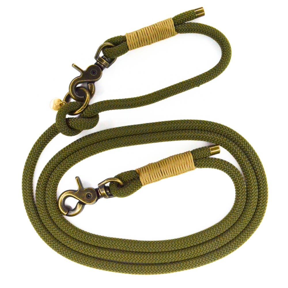 Rockxdogs - (Handsfree) Looplijn Olive Green