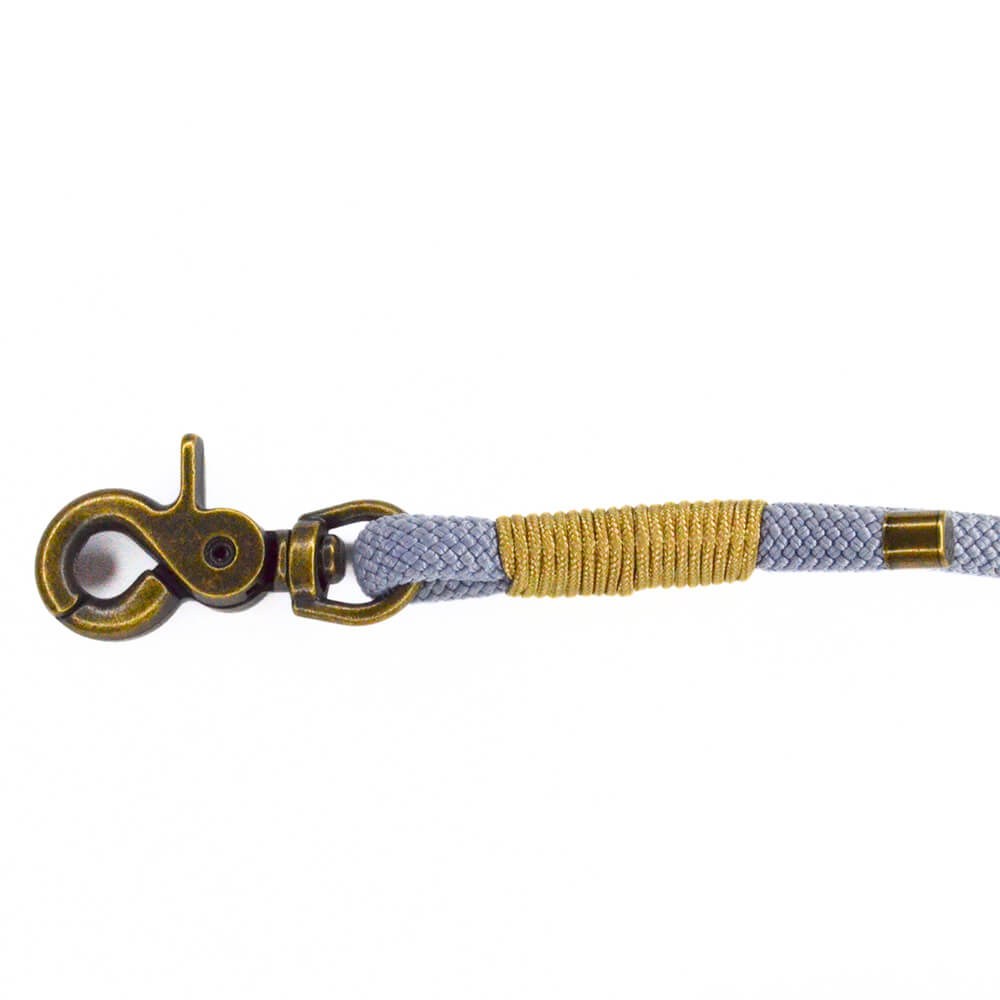 Rockxdogs - (Handsfree) Looplijn Lila Grey