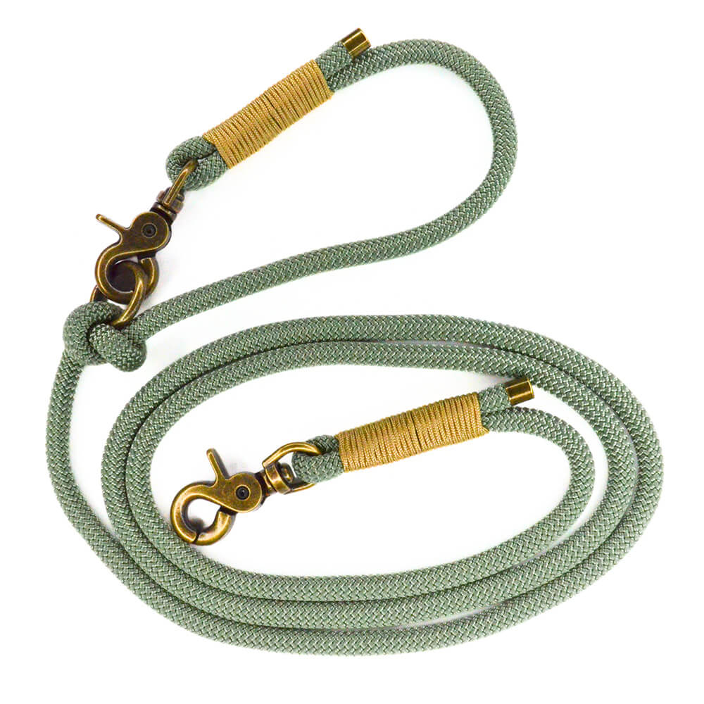 Rockxdogs - (Handsfree) Looplijn Foggy Green

