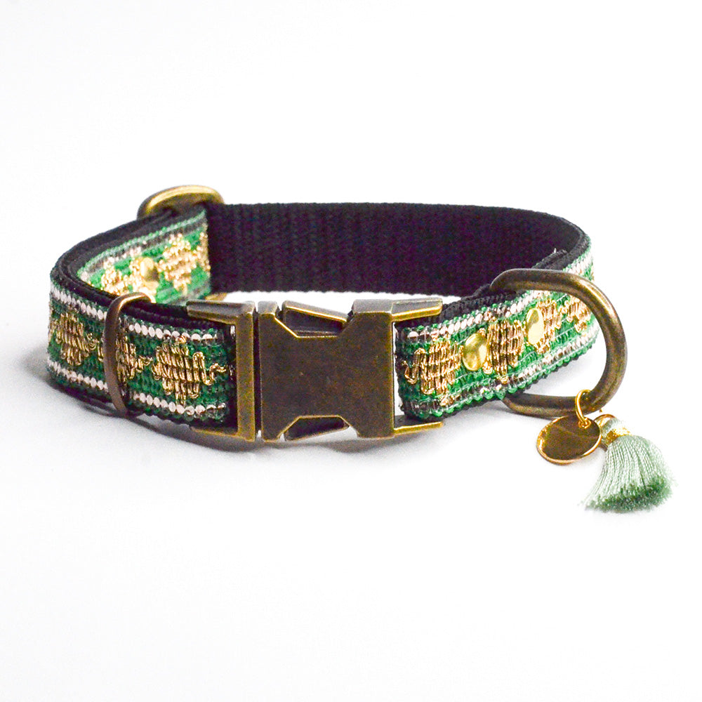 Rockxdogs - Halsband Glitter up! - Green