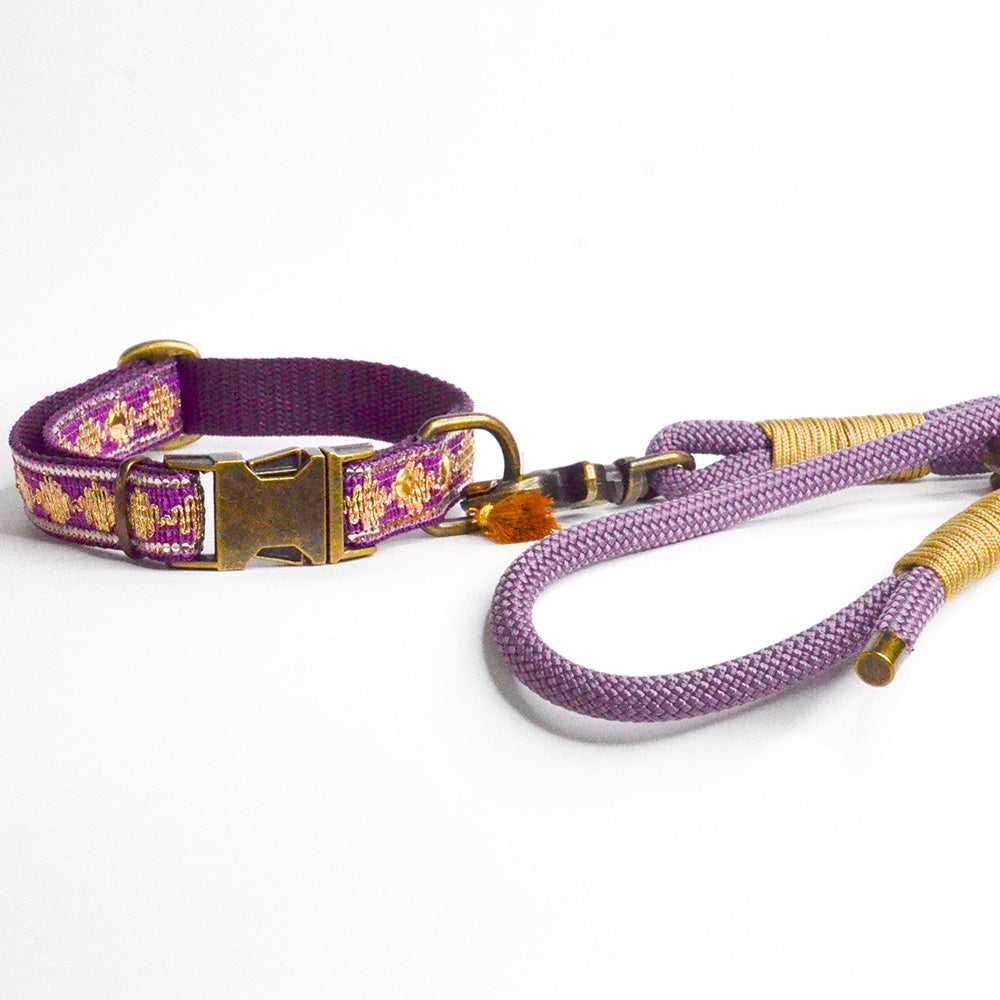 Rockxdogs - Halsband Glitter up! - Purple