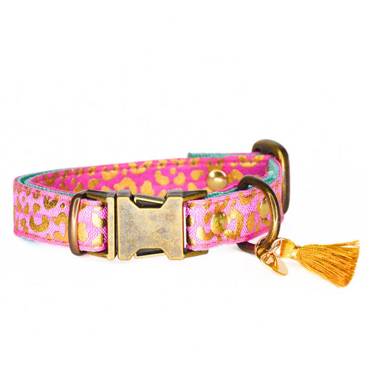 Rockxdogs - Halsband Go Wild! -  Boho Rose Panter