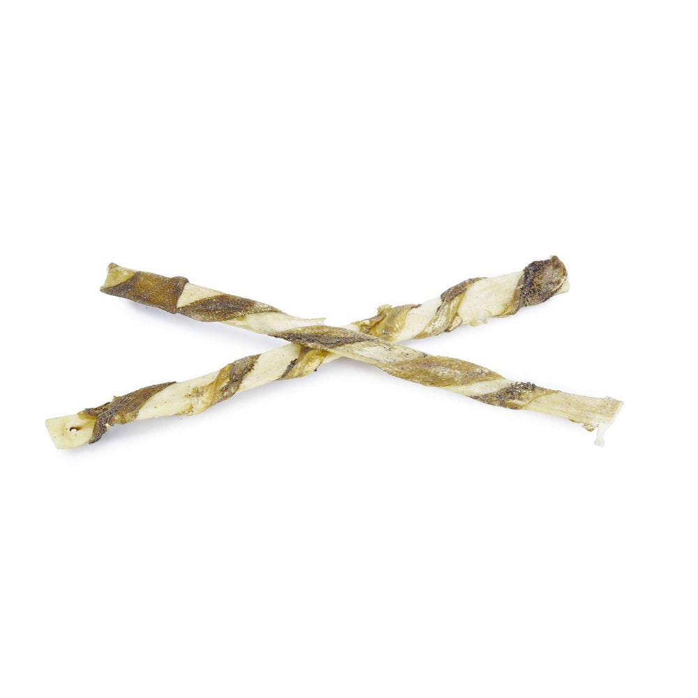 Beeztees - Runderkophuid met Pens - 3 stuks (30 cm)