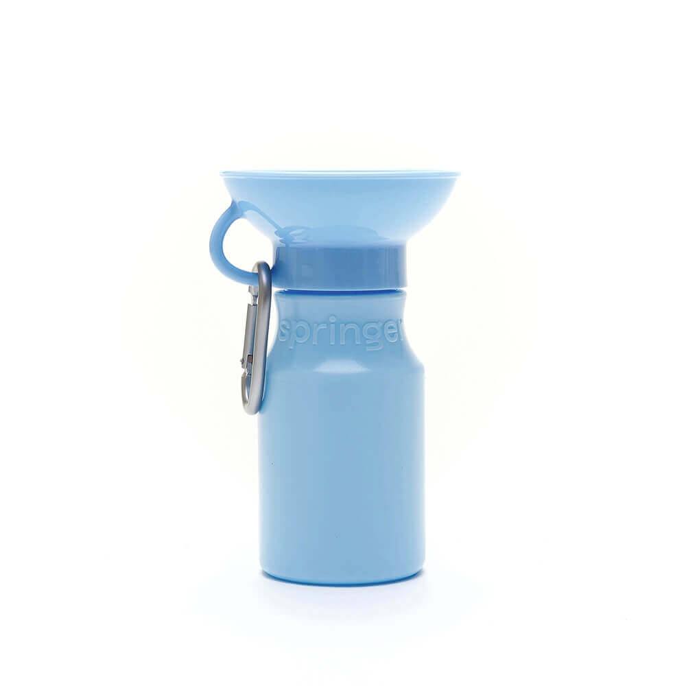 Springer - Mini Dog Travel Bottle - Sky Blue (440 ml)