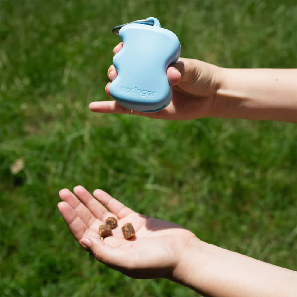 Springer - The Silicone Dog Treat Dispenser - Sky Blue