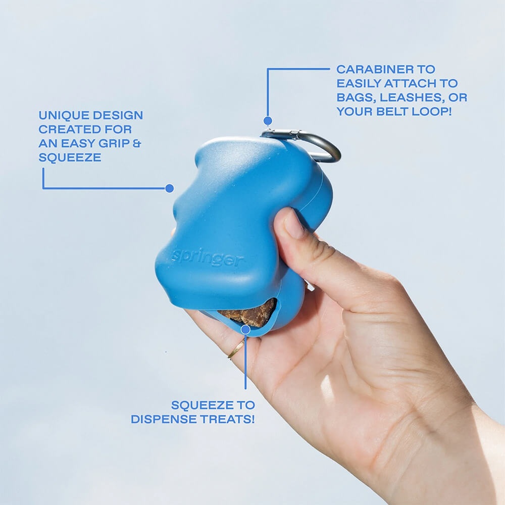 Springer - The Silicone Dog Treat Dispenser - Blueberry