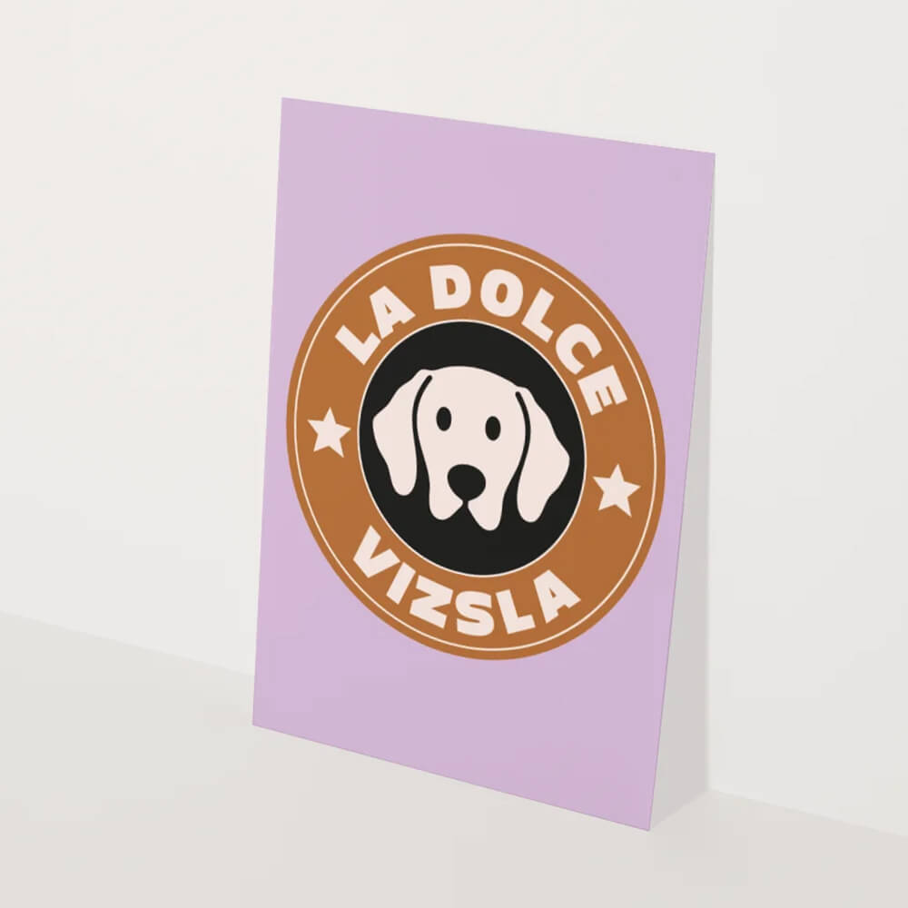 Heyday - Wenskaart - La dolce vizsla
