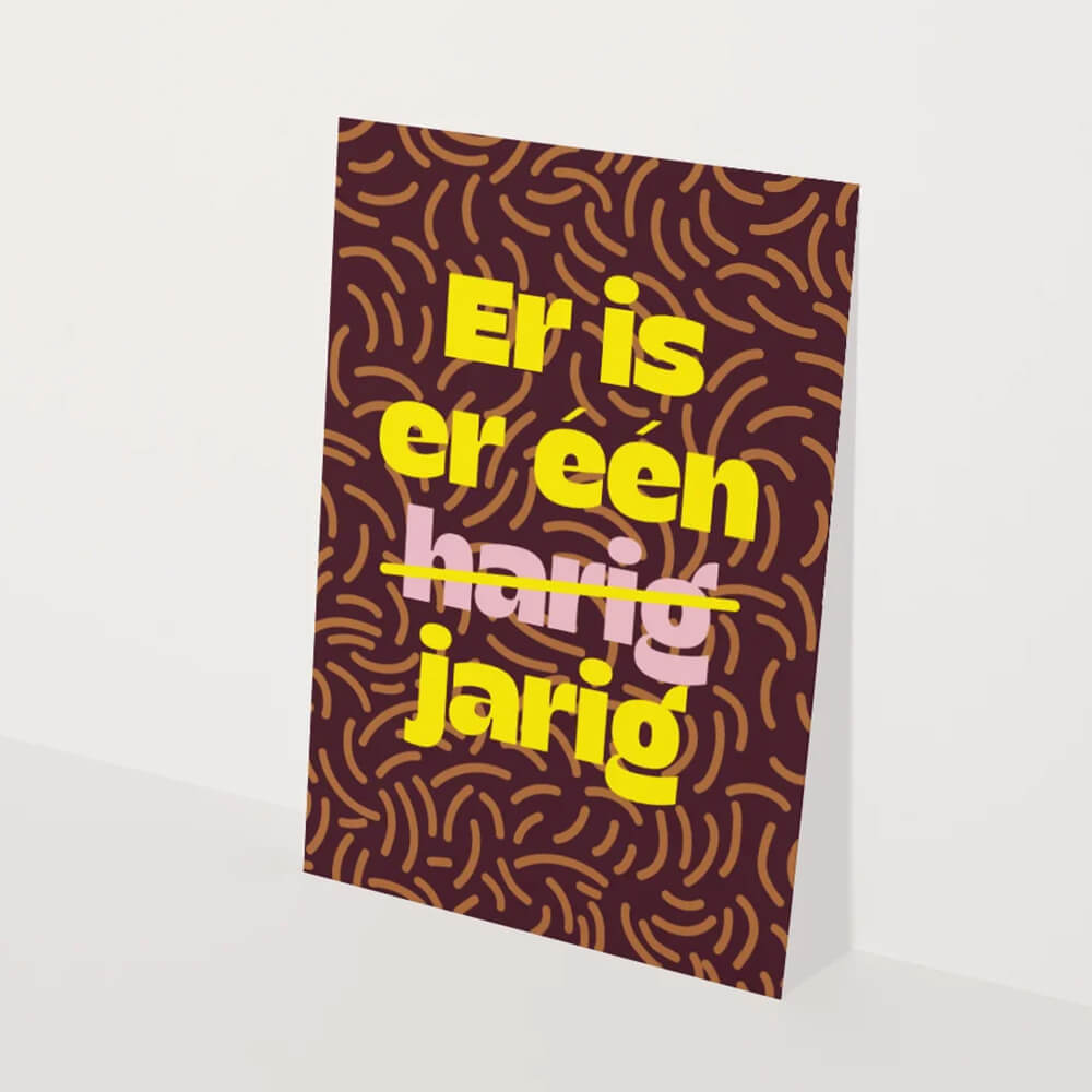 Heyday - Wenskaart - Er is er één harig