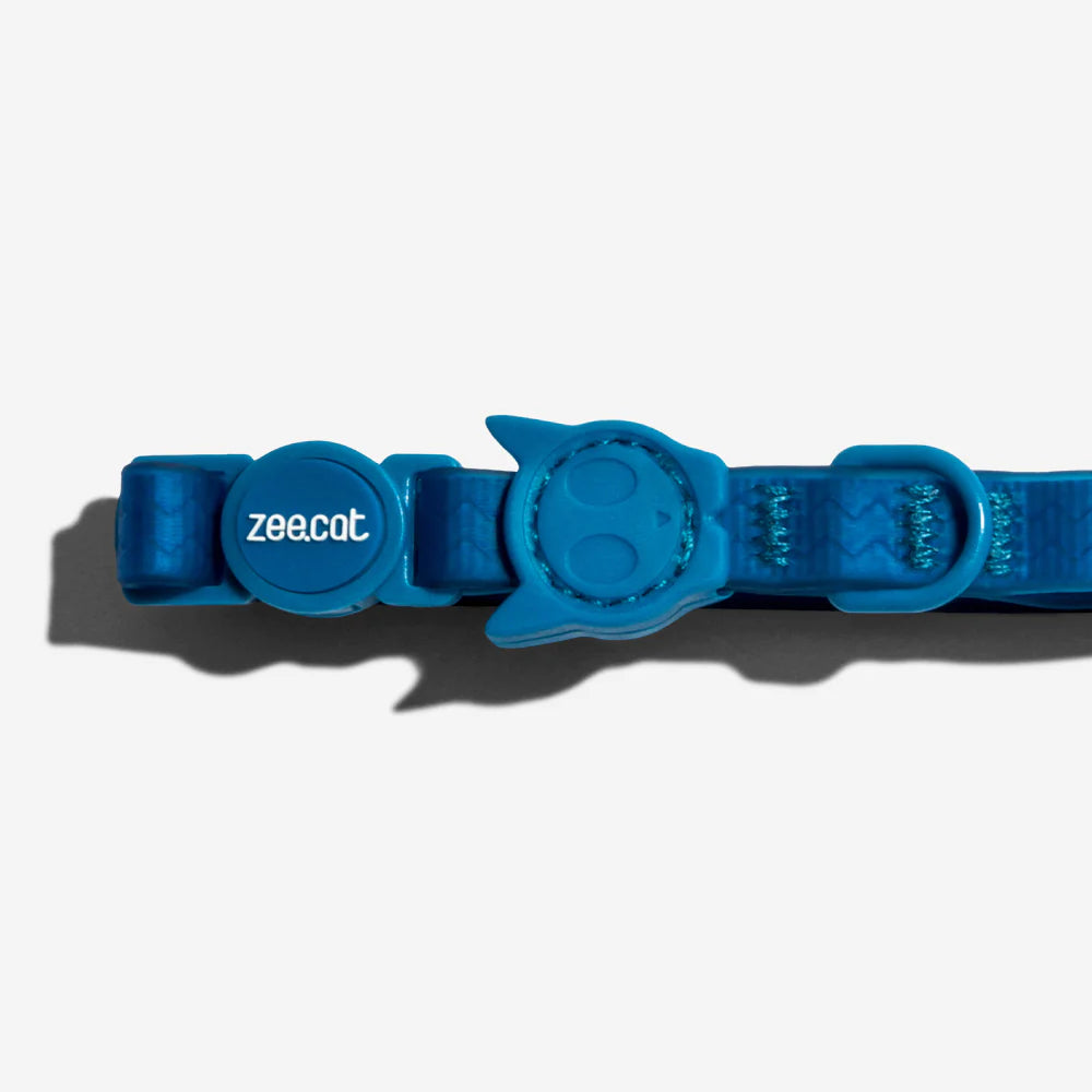 Zee.Cat - Katten halsband NeoPro Blue