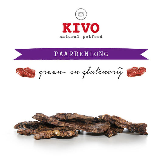 Kivo Petfood Paardenlong - 150 gram