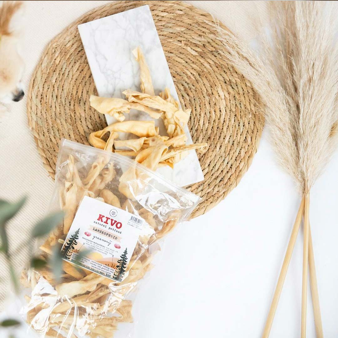 Kivo Petfood - Lamskophuid - 500 gram