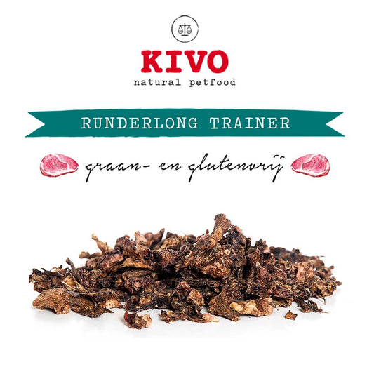 Kivo Petfood - Runderlong Trainers - 250 gram