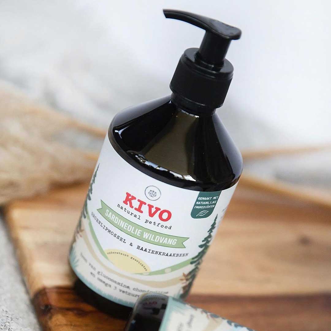 Kivo Petfood Sardineolie Wildvang - 500 ml