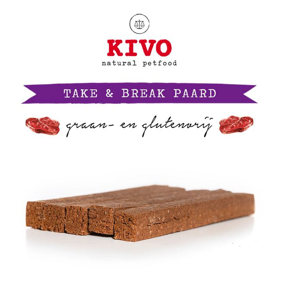 Kivo Petfood - Take & Break Paard - 1 stuk