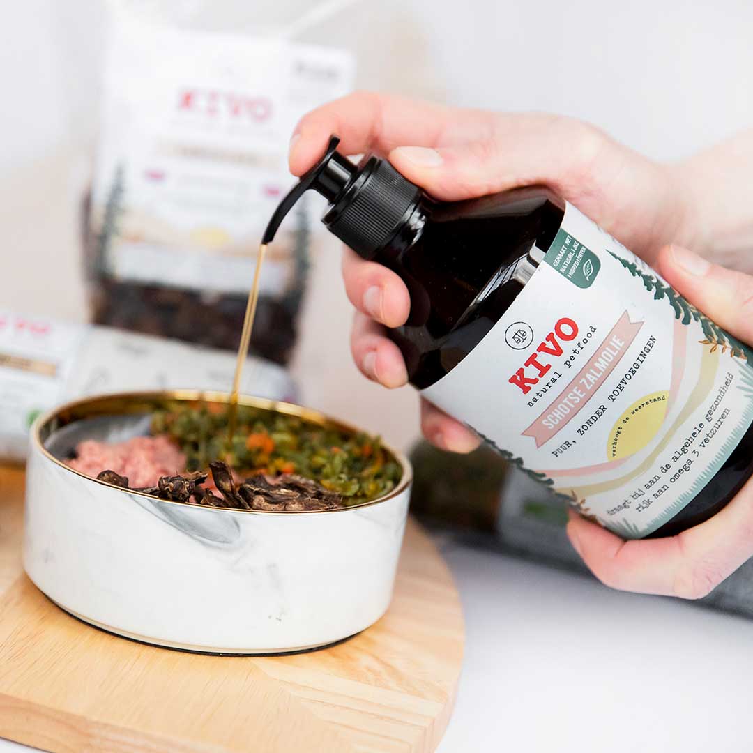 Kivo Petfood Schotse zalmolie - 500 ml