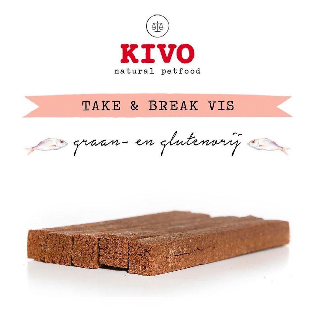 Kivo Petfood - Take & Break Vis - 1 stuk