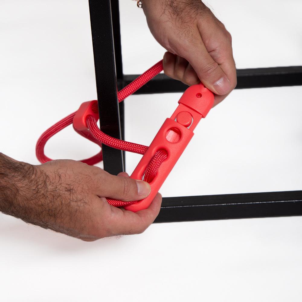 Zee.Dog Handsfree Riem Neon Coral